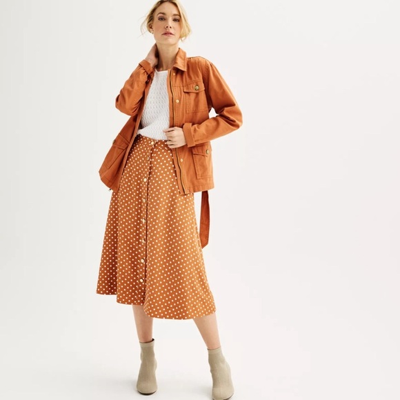 Draper James Cinnamon Field Jacket Long Sleeve Belted jacket. Missing the belt! - Picture 4 of 6